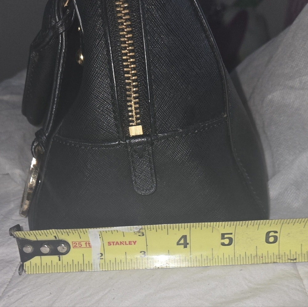 Michael Kors Black Satchel with Gold Accents - Picture 10 of 12